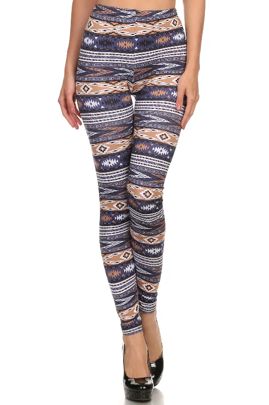Deal Frenzy The Tribal Velour Leggings