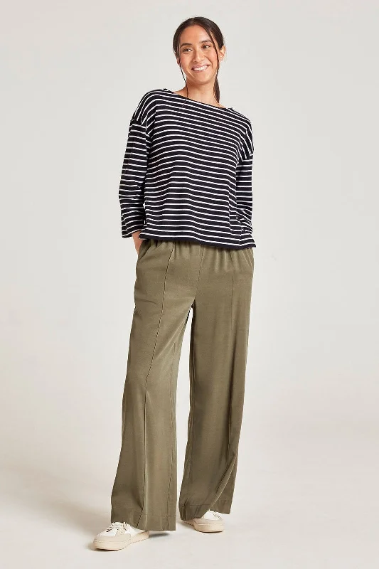 Sale Event Thought Faya Tencel™ Wide Leg Trouser In Cargo Green