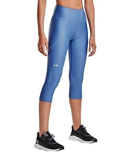 Extra Discounts Under Armour Women's HeatGear Armour High No-Slip Waistband Pocketed Capri , River Extra Discounts Under Armour Women's HeatGear Armour High No-Slip Waistband Pocketed Capri , River