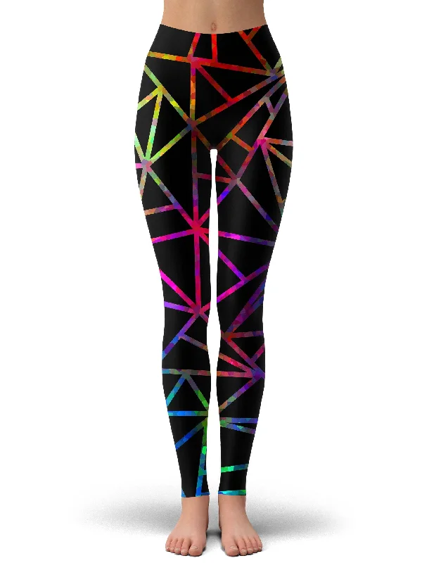 Final Markdown Webbed Geometric Leggings