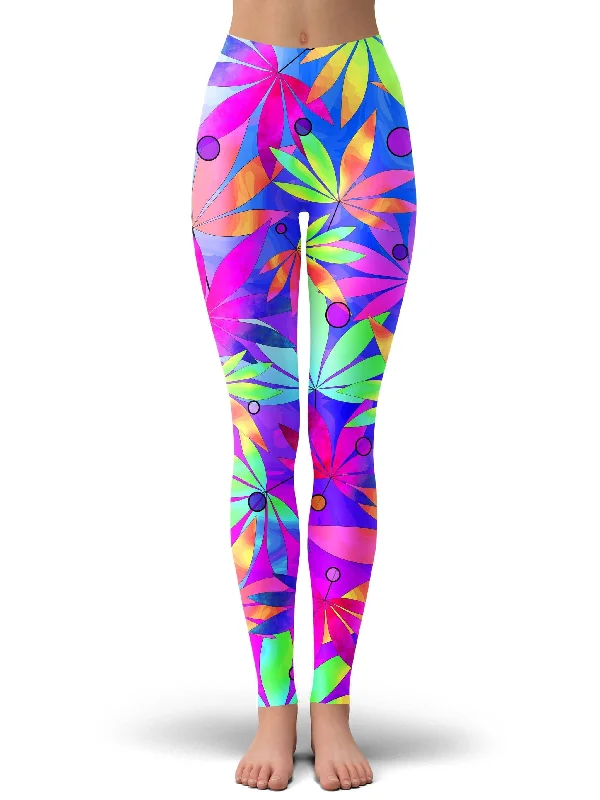 Price Meltdown Whimsical Weed Leggings