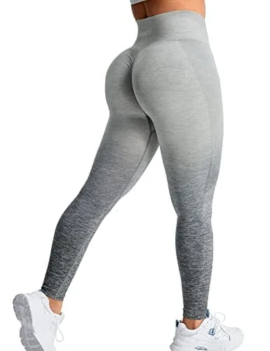 Take Advantage YEOREO Womens Amplify Leggings High Waisted Seamless Scrunch Legging Active Running Yoga Pant