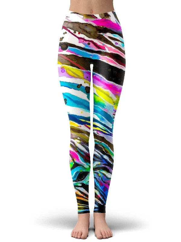 Referral Discount Zebra Bunt Foil Leggings