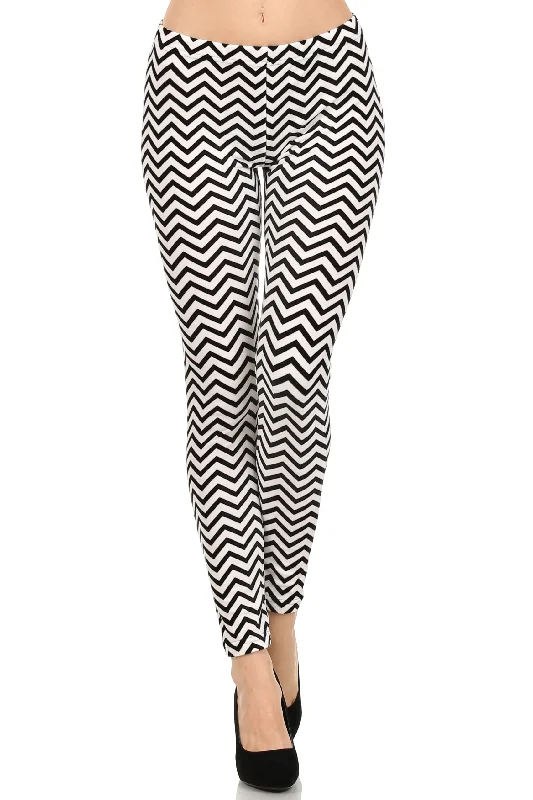 Referral Discount Zig Zag Velour Legging
