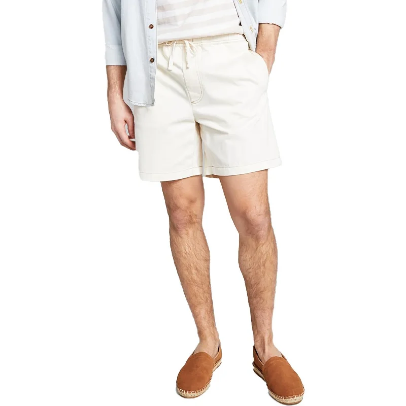 Now or Never And Now This Mens Drawstring Above Knee Flat Front Tie-Waist/Belted