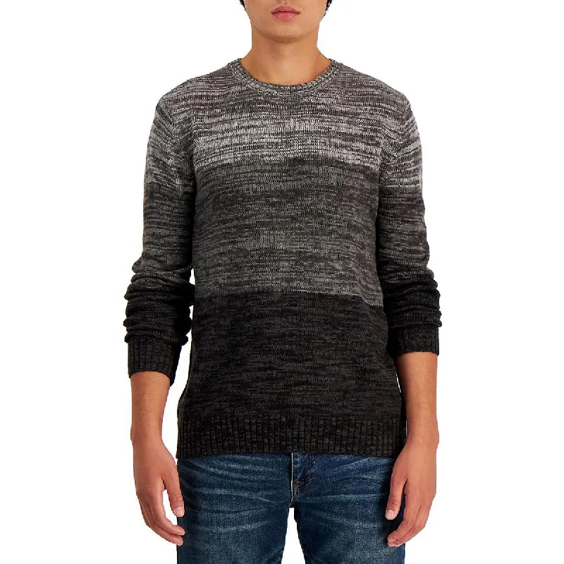Stock Clearance And Now This Mens Ombre Regular Fit Crewneck Sweater