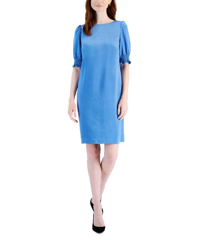 Deal of the Week Anne Klein Womens Smocked Cuff Dress