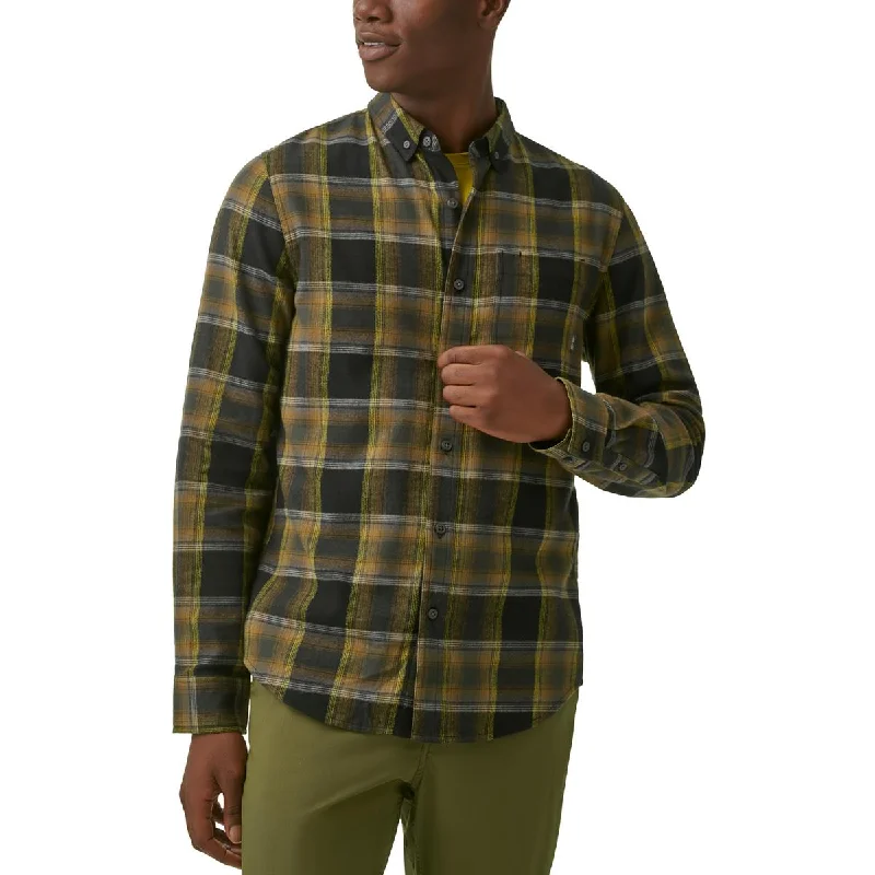 Exclusive Online Offer BASS OUTDOOR Mens Flannel Plaid Button-Down Shirt