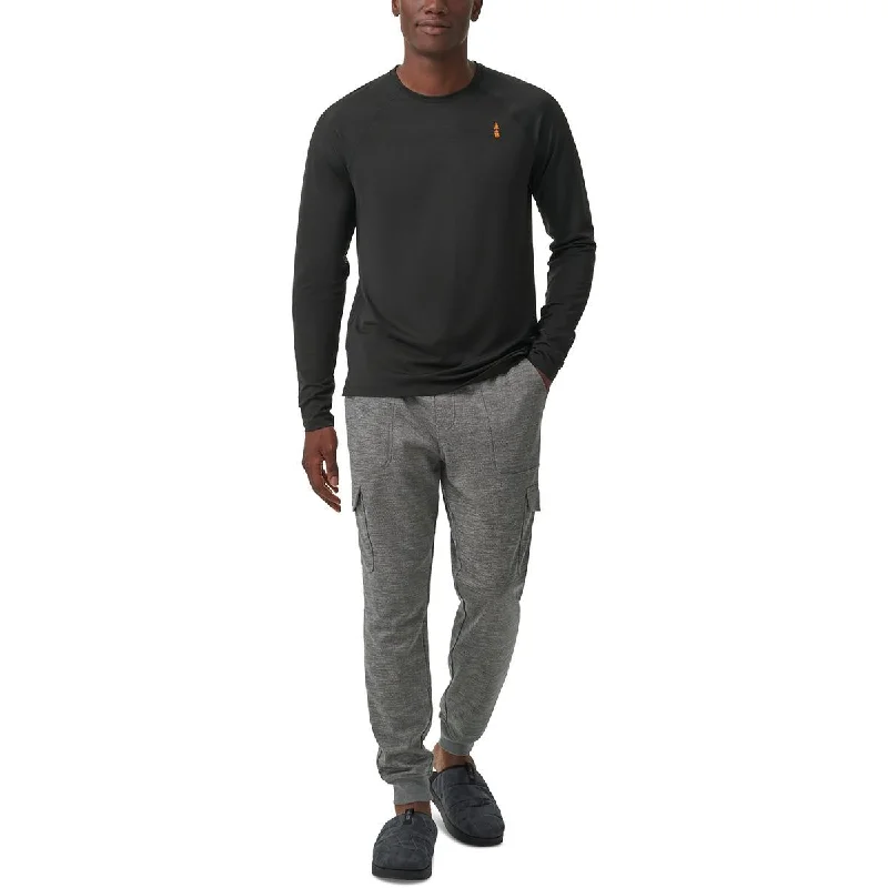 Act Now BASS OUTDOOR Mens Fleece Jogger Cargo Pants