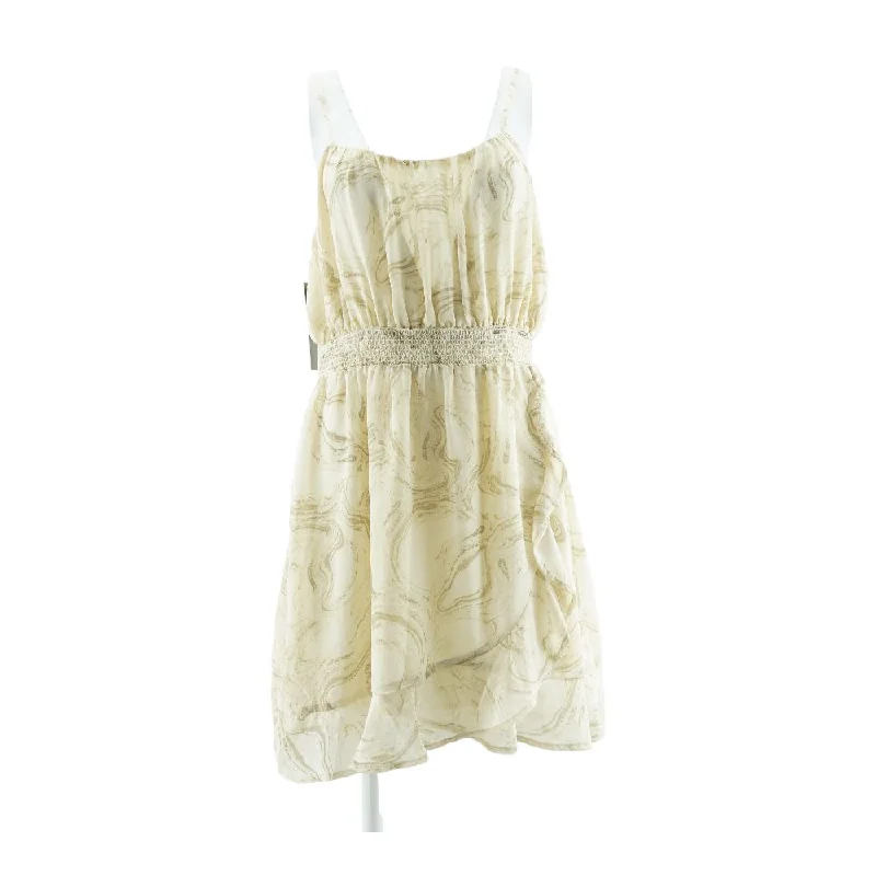 Epic Deals Beige Misc Midi Dress