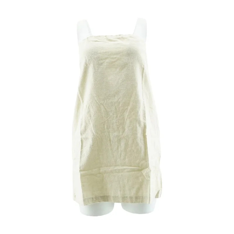 Today’s Deal Beige Solid Mini Dress