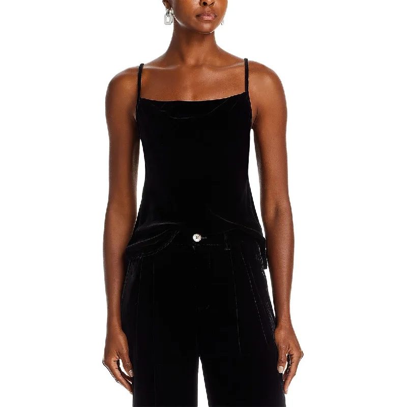 Take Advantage Bella Dahl Womens Velvet Adjustable Straps Cami