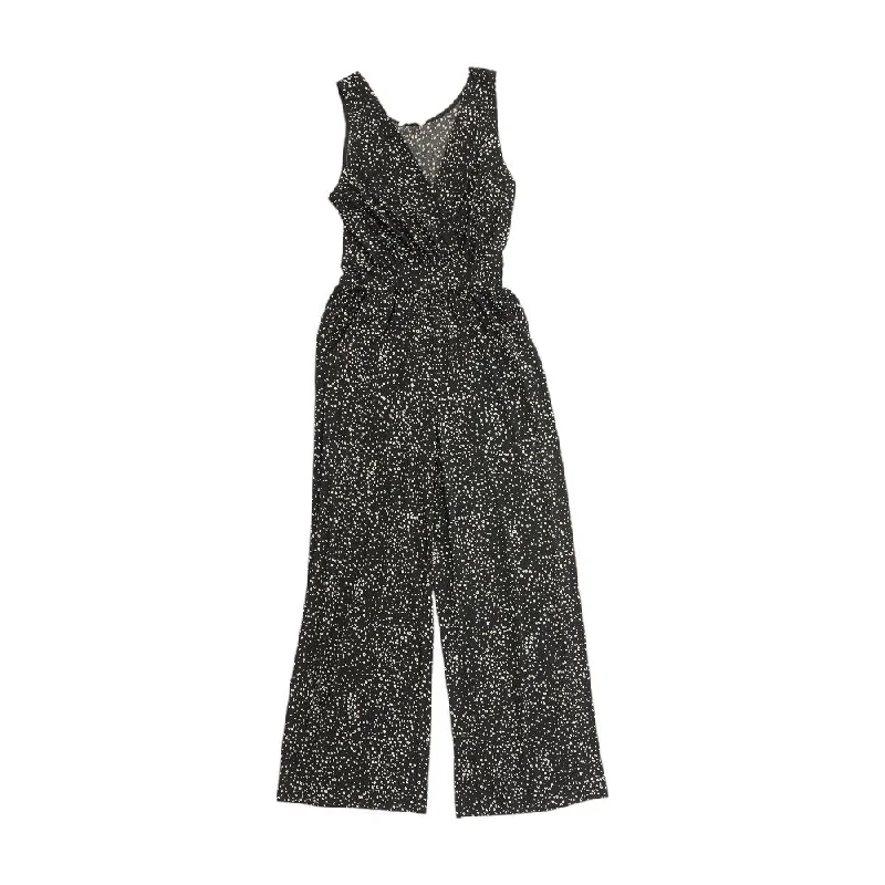Daily Deals Black Animal Print Jumpsuit