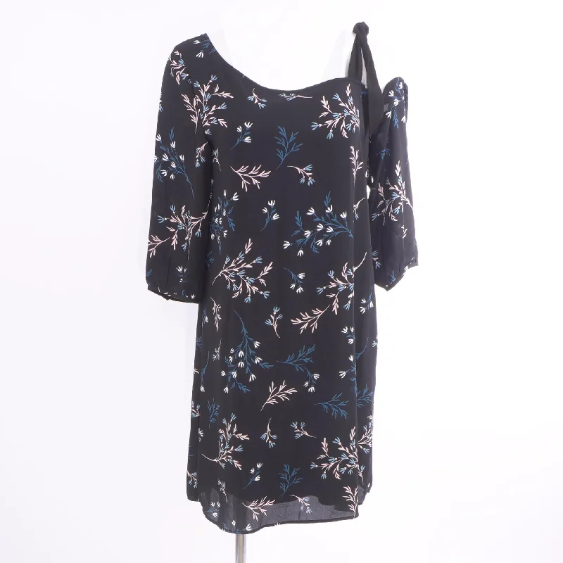 Bonus Savings Black Floral Midi Dress
