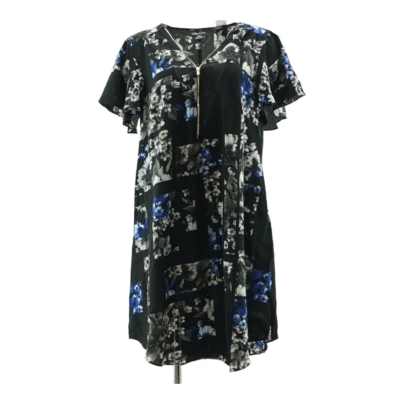 Special Discount Black Floral Midi Dress