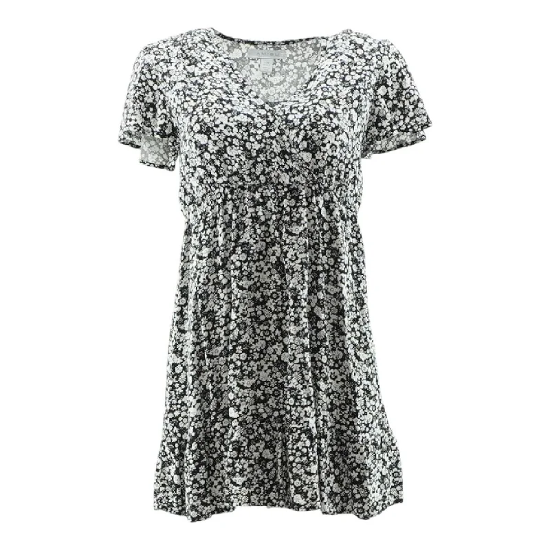 Lowest Price Black Floral Midi Dress