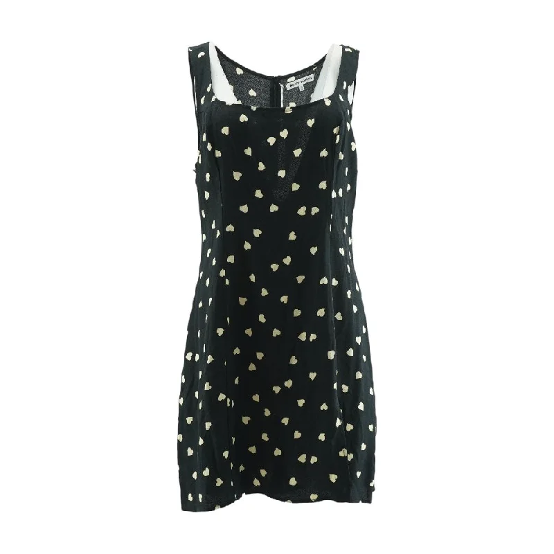 Price Reduction Black Hearts Mini Dress