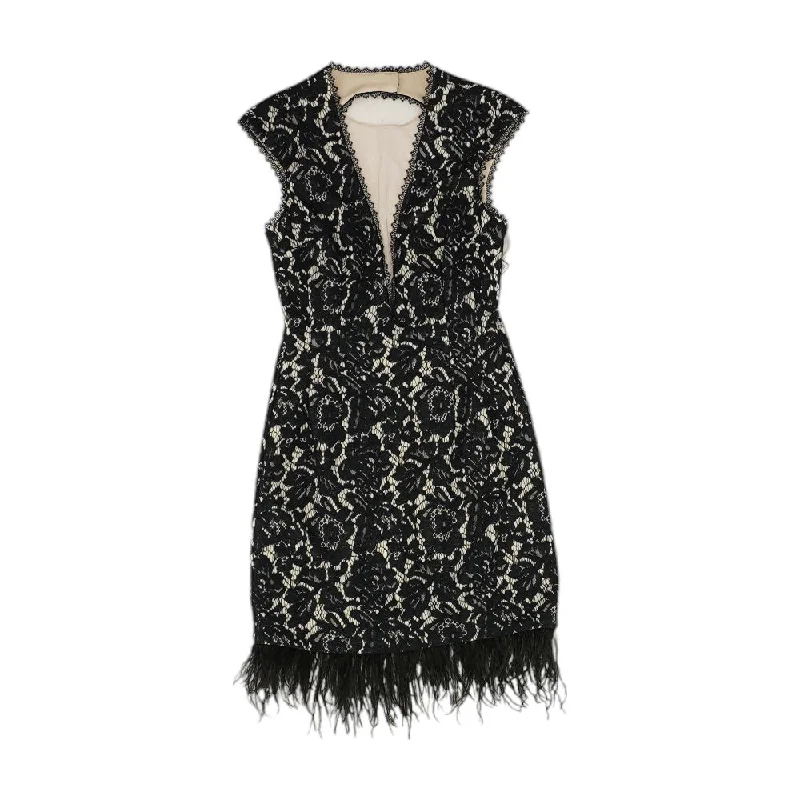 Daily Deals Black Misc Midi Dress