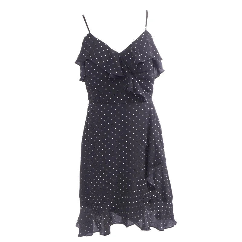 Amazing Deals Black Polka Dot Midi Dress