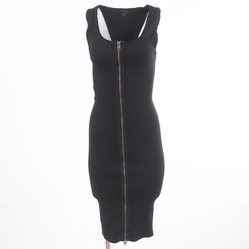 Discount Extravaganza Black Solid Maxi Dress