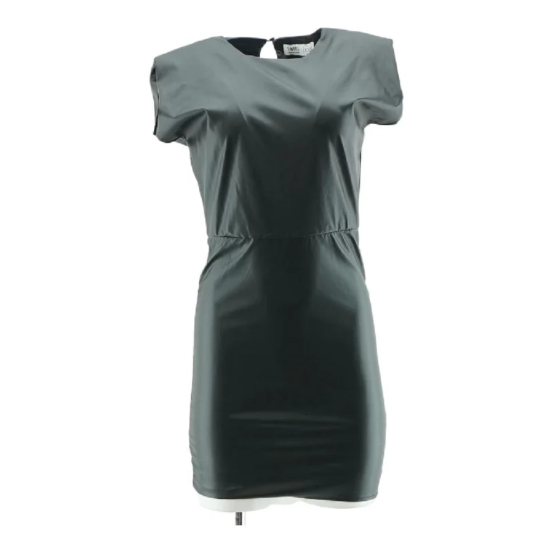 Daily Specials Black Solid Mini Dress