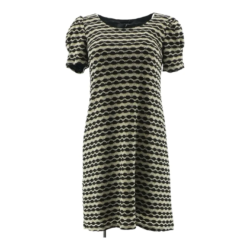 Great Bargains Black Striped Midi Dress