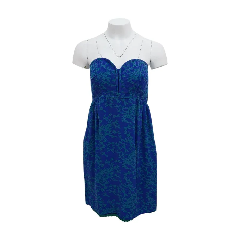 Extra Savings Blue Floral Midi Dress