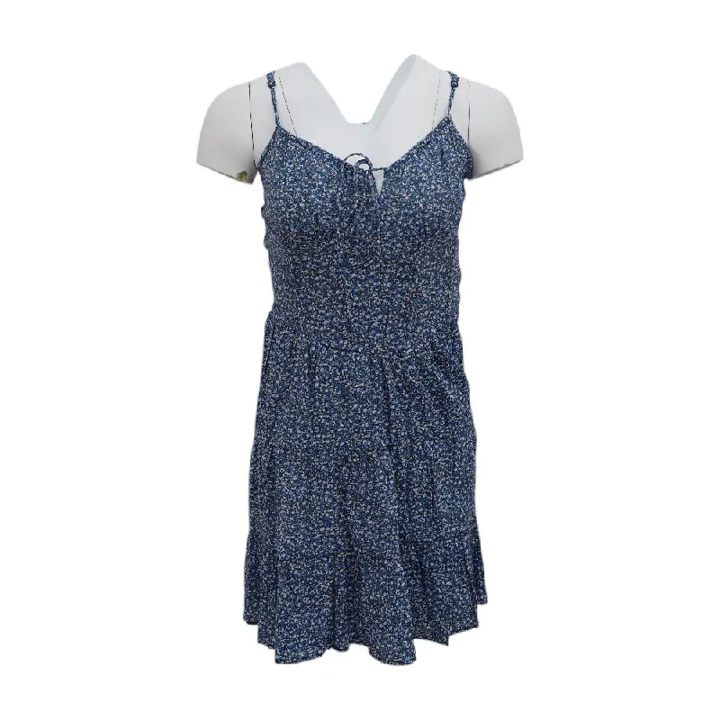 Lowest Price Blue Floral Mini Dress