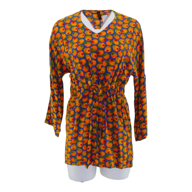 Last Chance Blue Fruit Mini Dress
