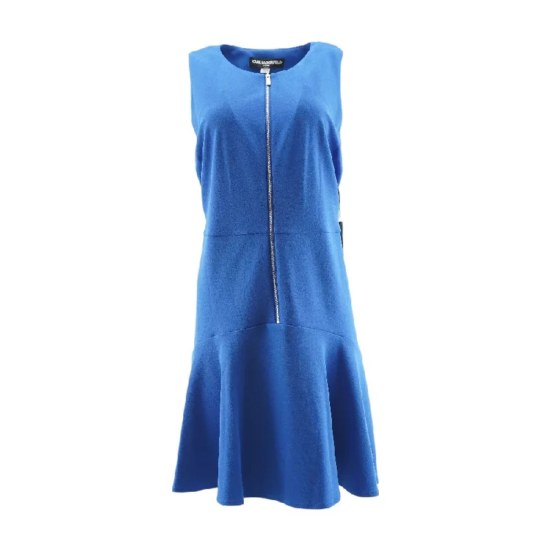 Mega Deal Blue Solid Midi Dress