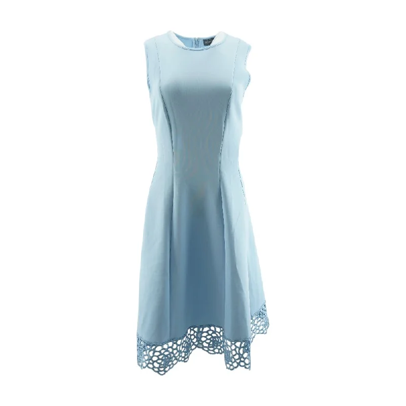 Limited Edition Blue Solid Midi Dress