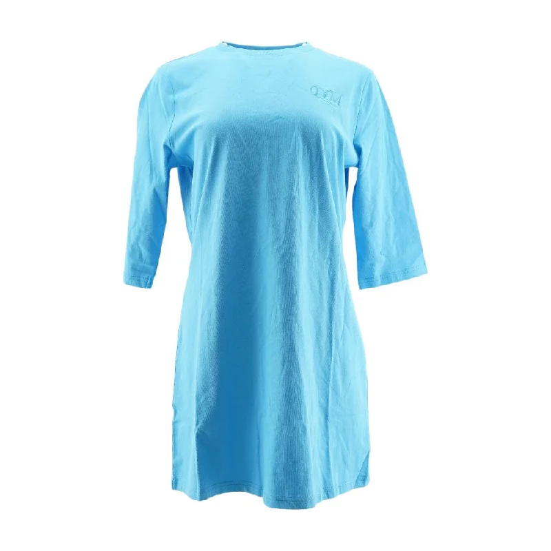 Blowout Deals Blue Solid Mini Dress