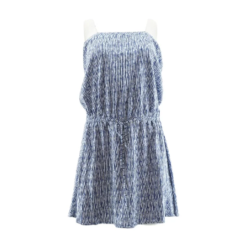 Sneak Peek Sale Blue Striped Mini Dress