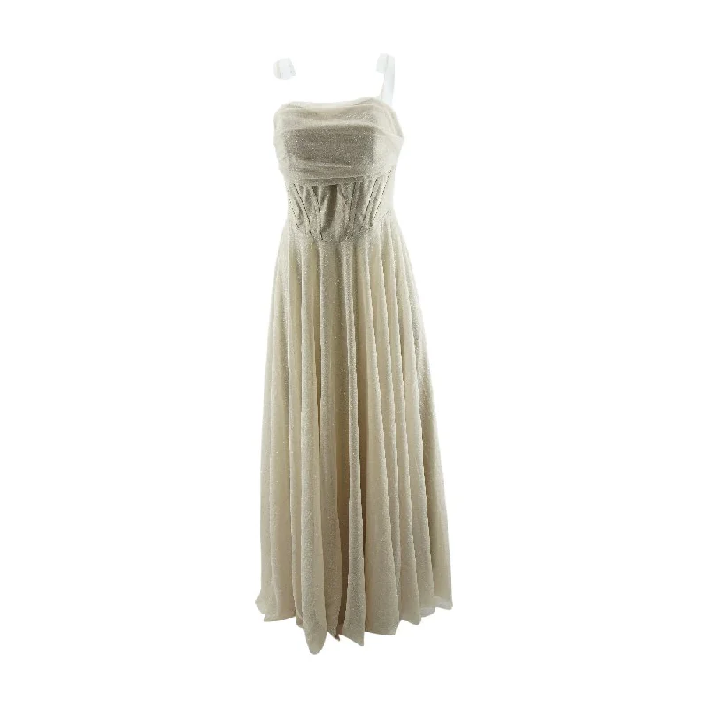 Exclusive Access Brown Solid Maxi Dress
