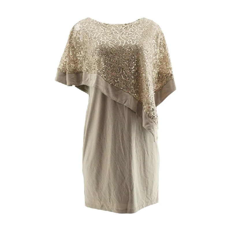 Blowout Sale Brown Solid Midi Dress
