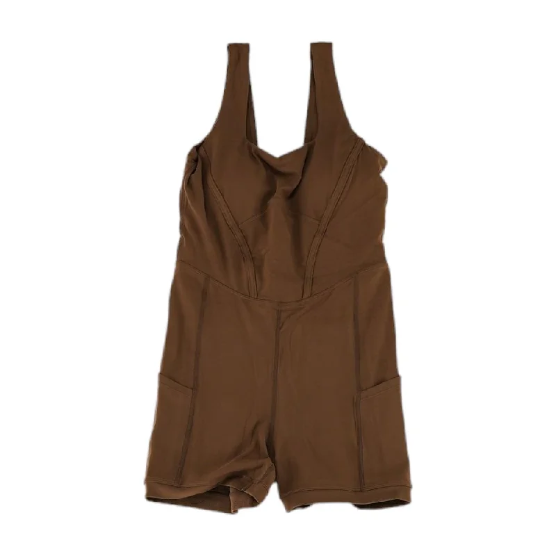 Big Discounts Brown Solid Romper