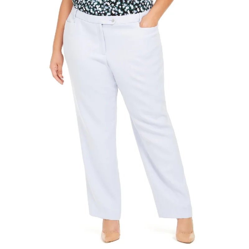 Reduced Prices Calvin Klein Womens Plus Herringbone Modern Fit Dress Pants