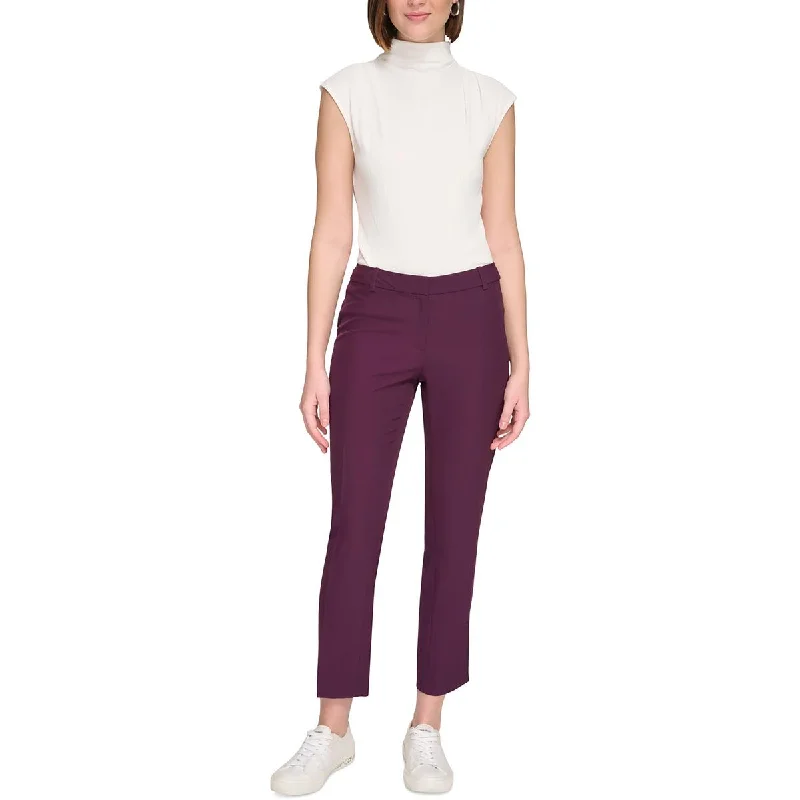 Discount Days Calvin Klein Womens Slim Mid-Rise Trouser Pants