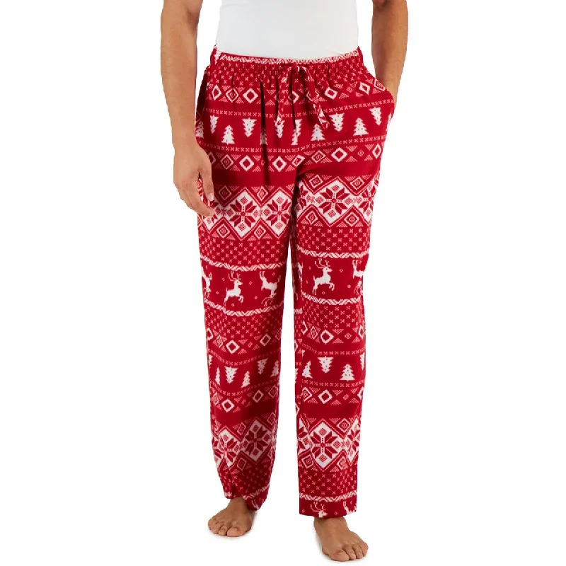 Flash Sale Club Room Mens    Fleece Nightwear Pajama Bottoms