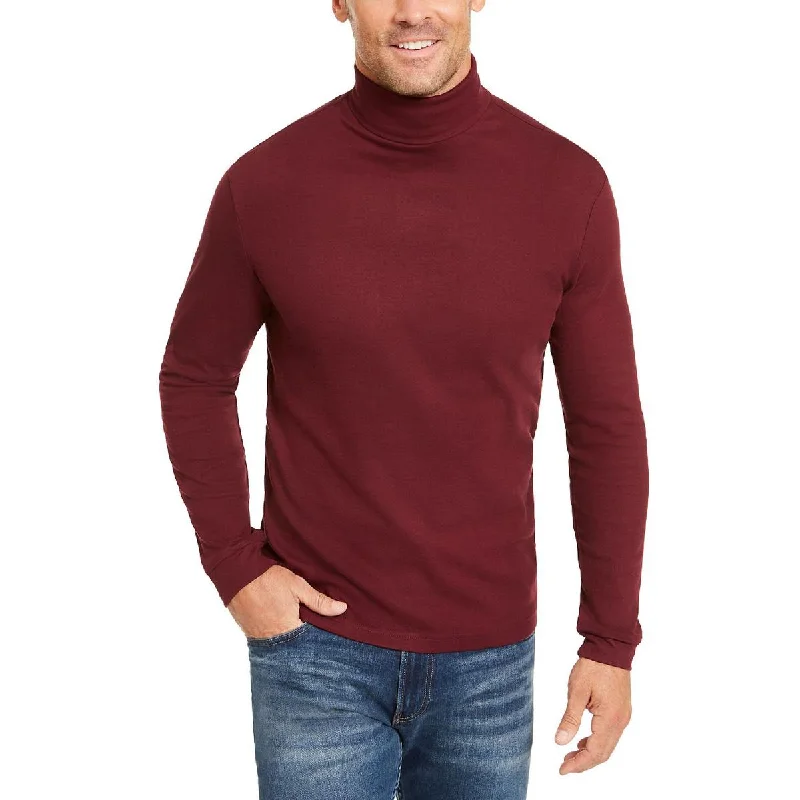Today’s Special Club Room Mens Stretch Cotton Turtleneck Shirt