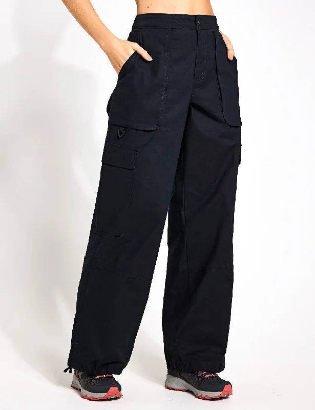 Best Bargains Brea Falls Cotton Ripstop Pant - Black