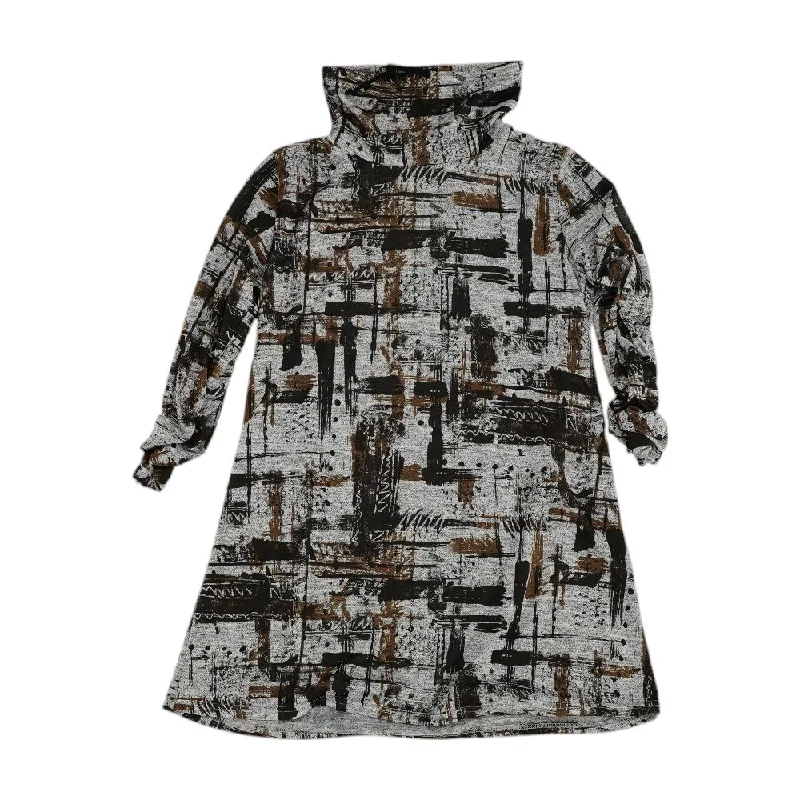 Loyalty Reward Gray Hooded Misc Midi Dress