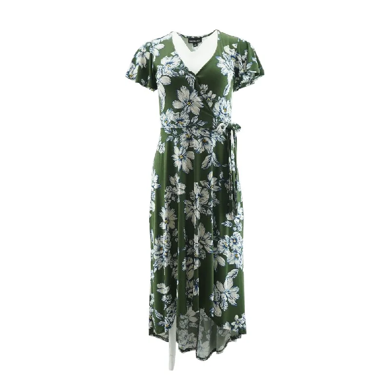 Unbeatable Prices Green Floral Midi Dress