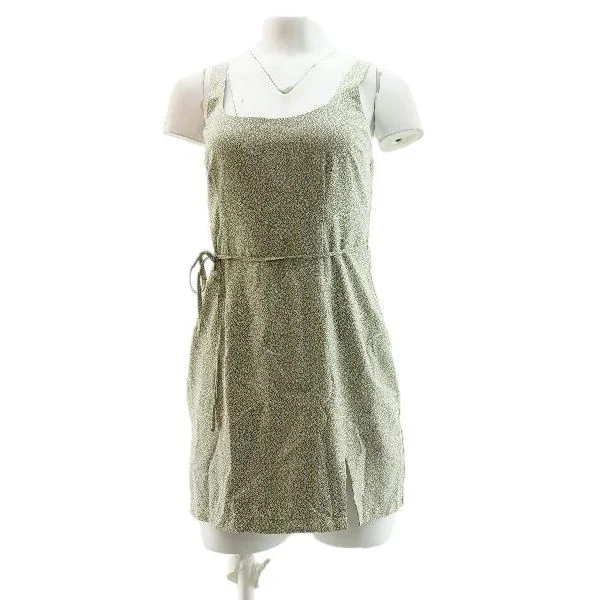 Early Access Green Floral Mini Dress