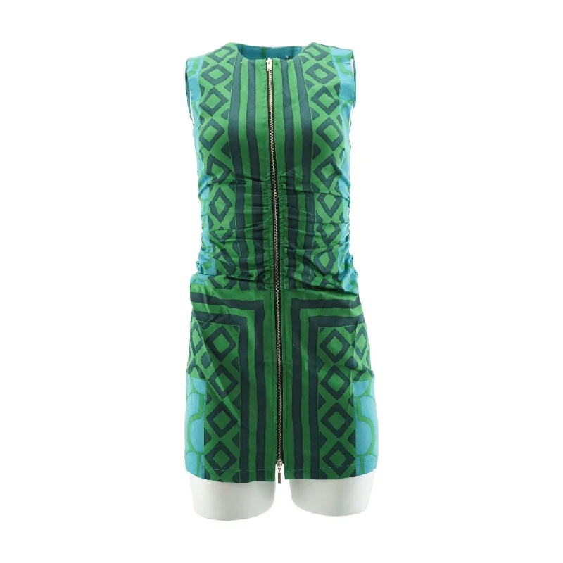 Price Blitz Green Misc Midi Dress