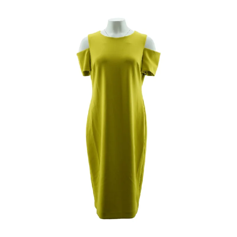 Super Deal Green Solid Maxi Dress