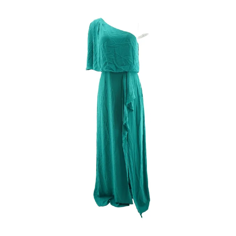 Flash Deals Green Solid Maxi Dress