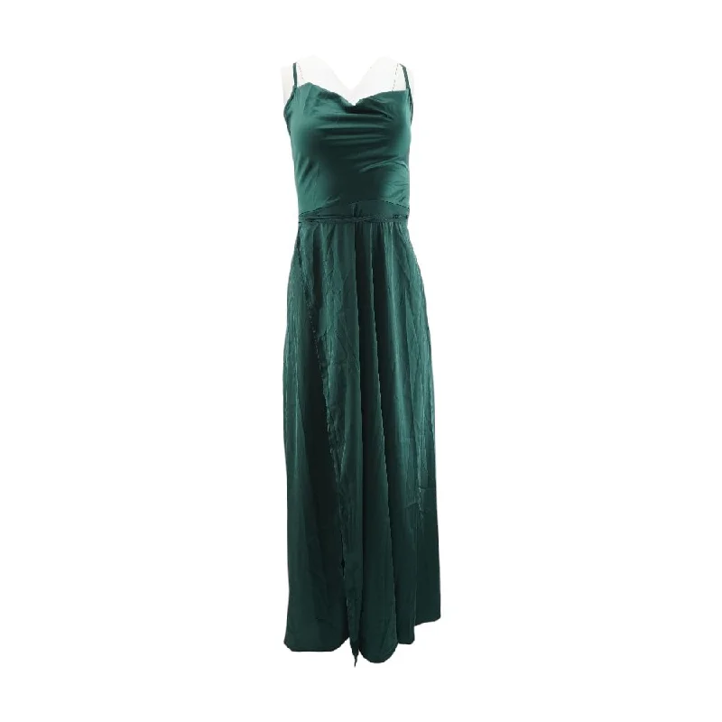 Big Savings Green Solid Midi Dress