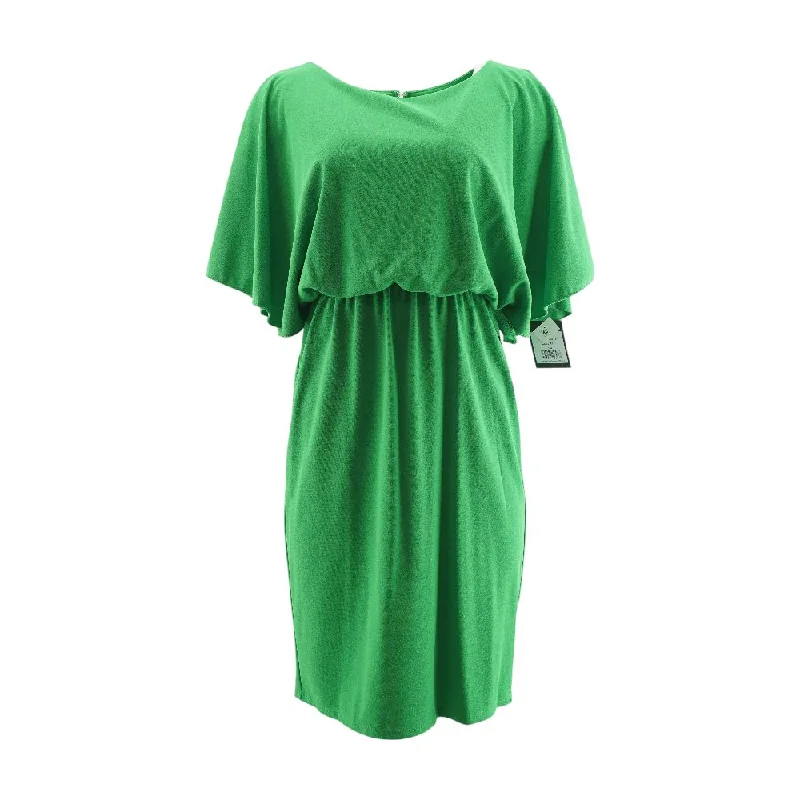Deal Dash Green Solid Midi Dress