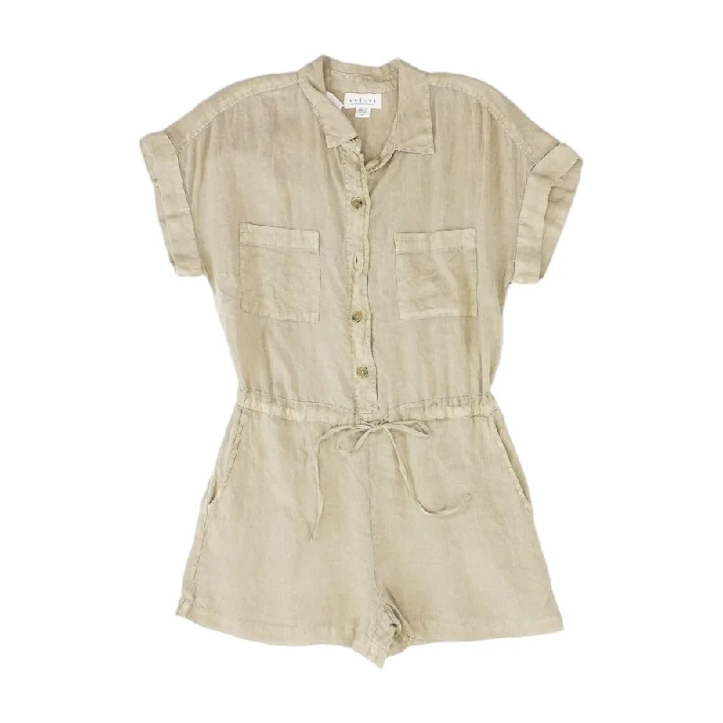 Markdowns Green Solid Romper